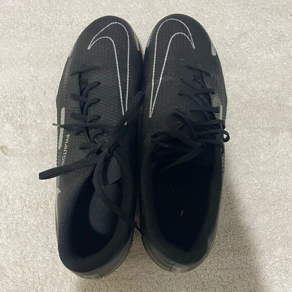 Nike Phantom GT2 Club MG Mens Black Silver Soccer Cleats 8.5 Athletic Lace Up - Picture 4 of 12